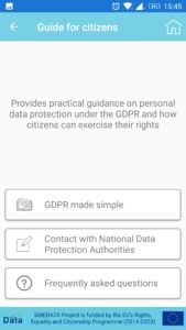 GDPR in your pocket - приложение